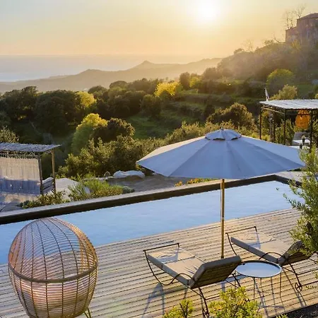 Terre De Maquis, Vue Corse Pensjonat Sari-D'orcino